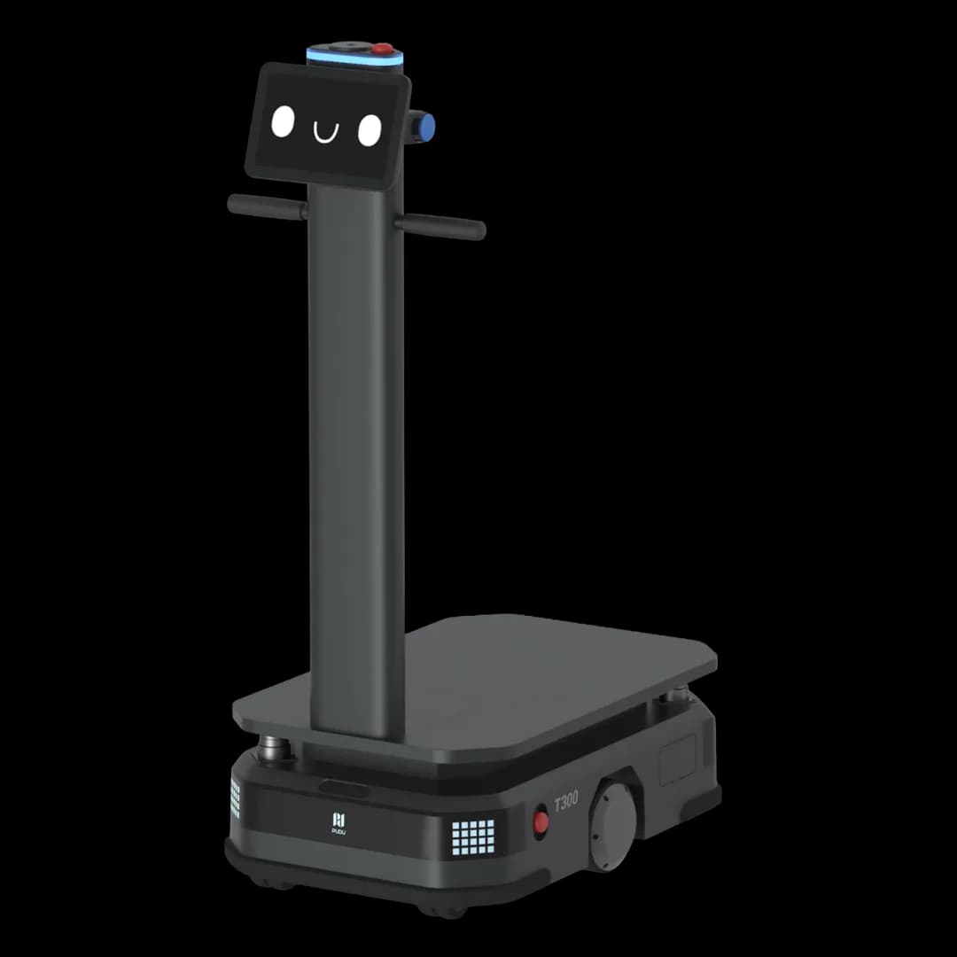 Priemyselný robot AMR T 300 s variabilným nákladom s opciou dopravníka a ťahania platformy